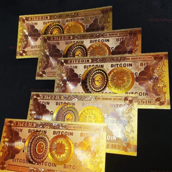 Gold and Silver Bitcoin Collectible Note - Picture 3 of 4